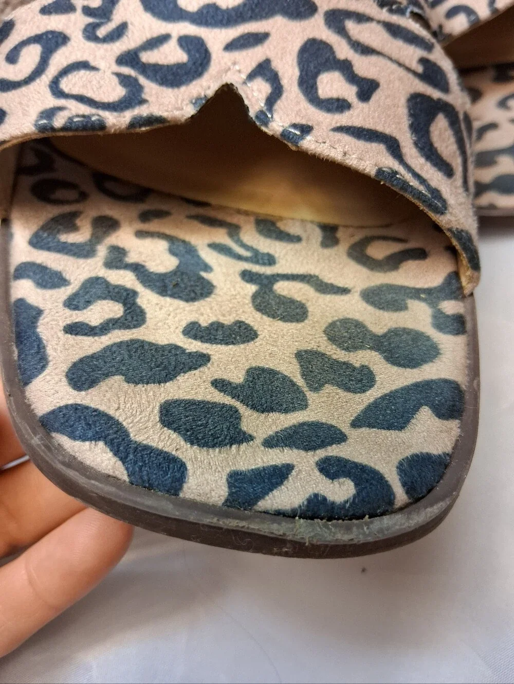 Serra Ladies Slide Sandals Size 10 Bundle - NWT- Black Woven & Leopard Print